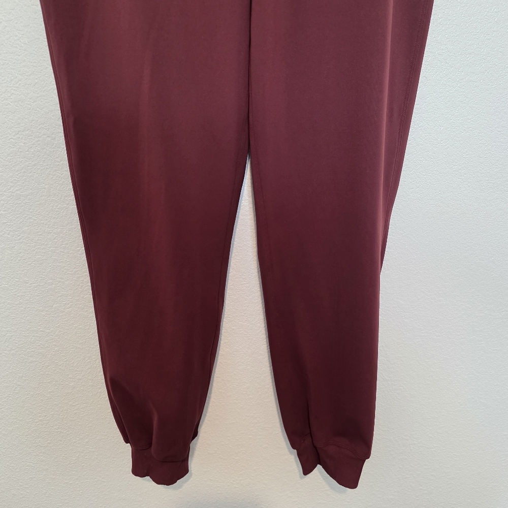 Lululemon Stretch High-Rise Jogger Pants In Red Merlot Sz 4 - Picture 6 of 10
